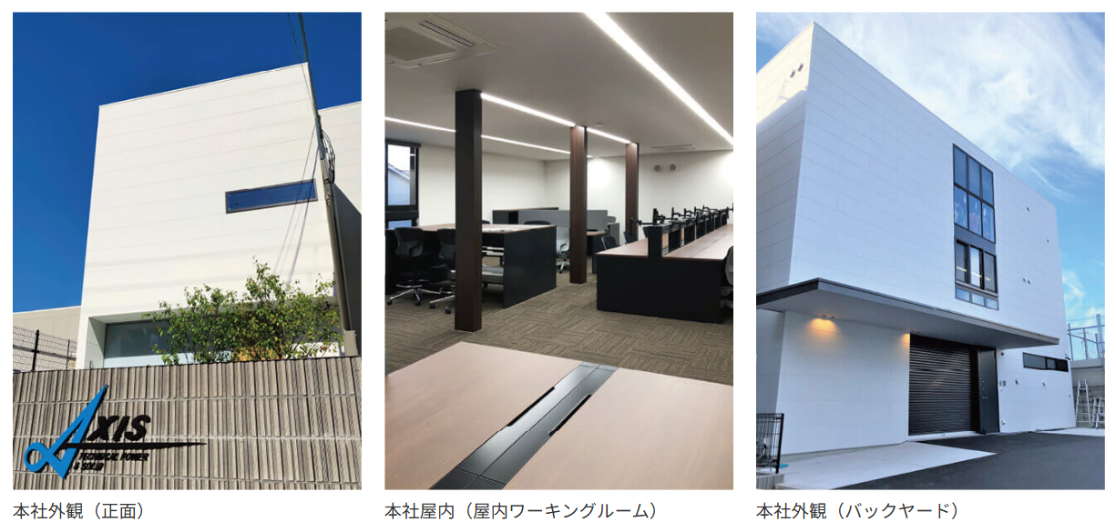 株式会社アクシスの本社は大阪にある？