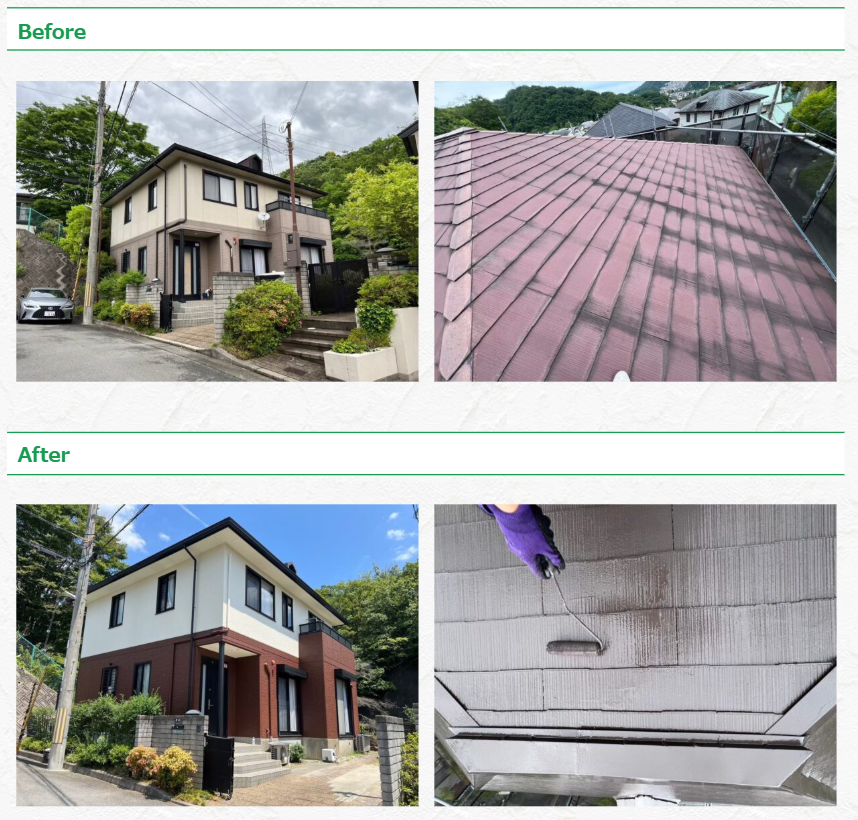 池本塗装の施工実績の紹介