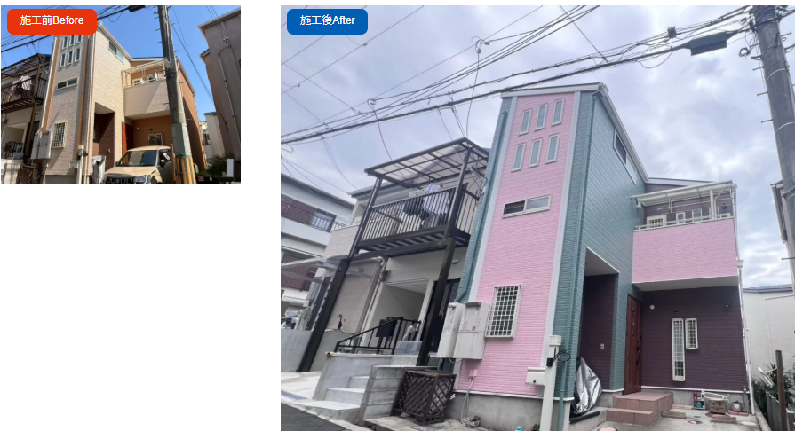 ココペイントの施工事例は?